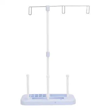 

Adjustable Thread Spools Holder Stand Plastic Metal Thread Spool Support 3 Embroidery Sew Quilting Home Sewing Machine Spool Kit