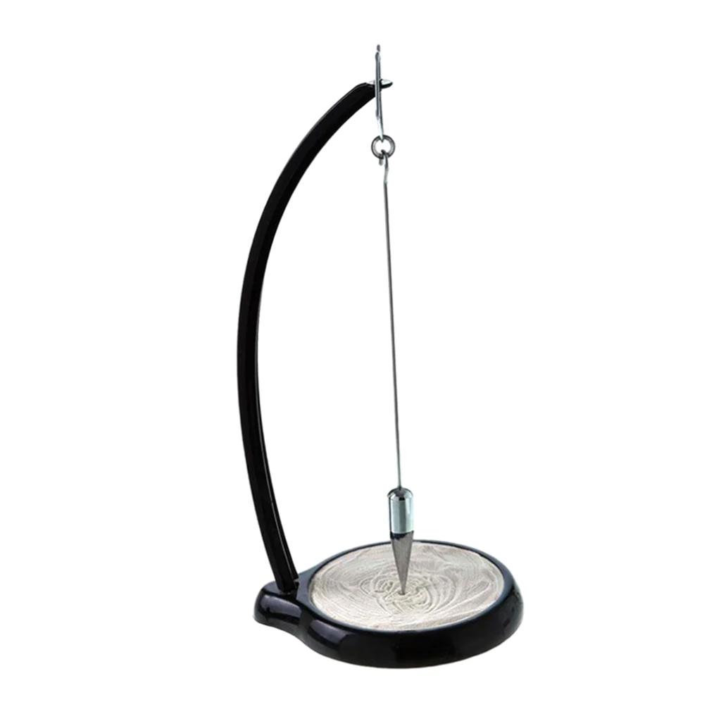 Housewarming Gift - Sand Pendulum - Pit & Pendulum Sand Painting Ornament- 14 Inch Gravity Sand Pendulum Stand Home Decor