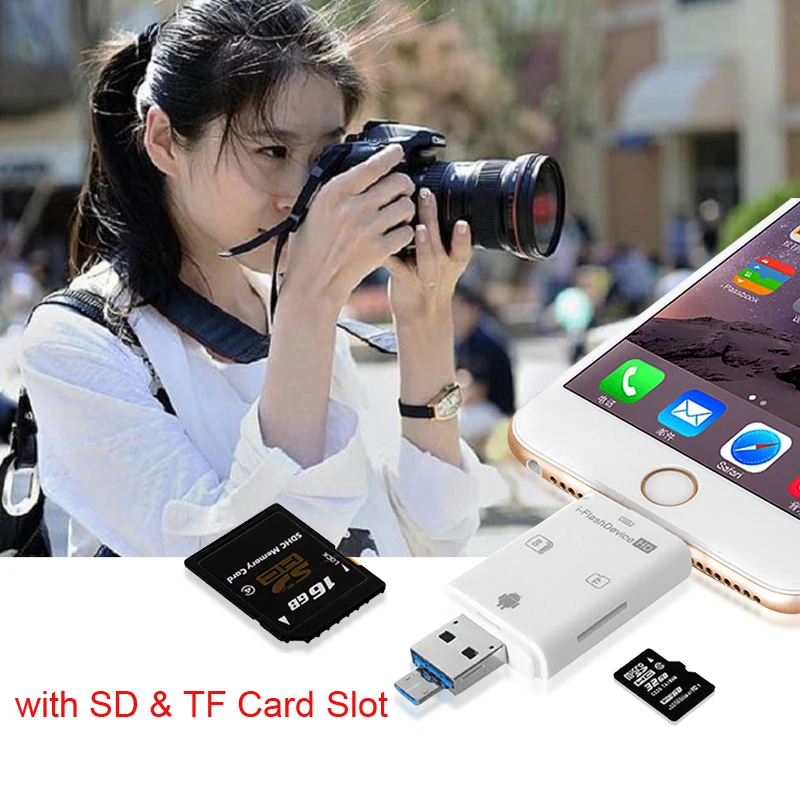 3в1 USB Micro SD TF SDHC кардридер для iPhone 11 Pro XS Max XR X 5 6 7 8 Plus iPad Macbook OTG Android Phone|reader writer|card reader