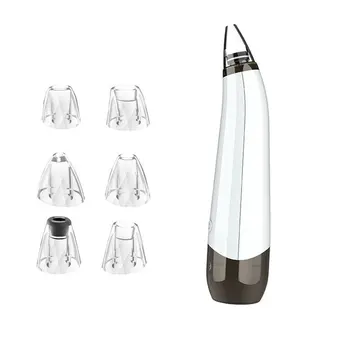 

6-in-1 Blackhead Remover Blackhead Acne with 6 Tips Facial Nose Pore Cleansing Electric Suction Blackhead Acne Pore Cleanser