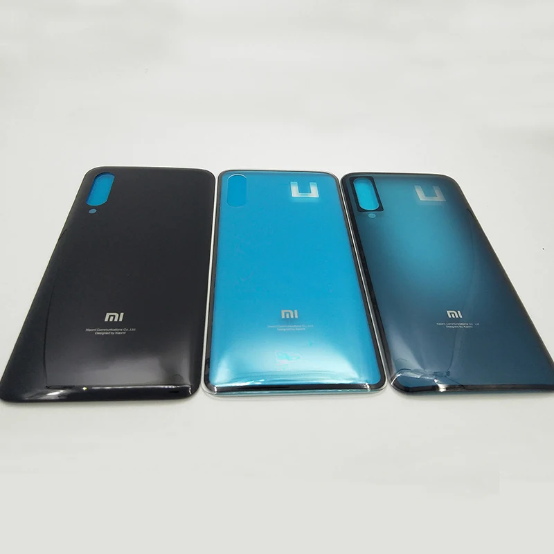 Mi 9 крышка батареи Xiaomi mi 9 Замена задней крышки двери стекло для Xiao mi 9 задний корпус защитный чехол на заднюю панель телефона