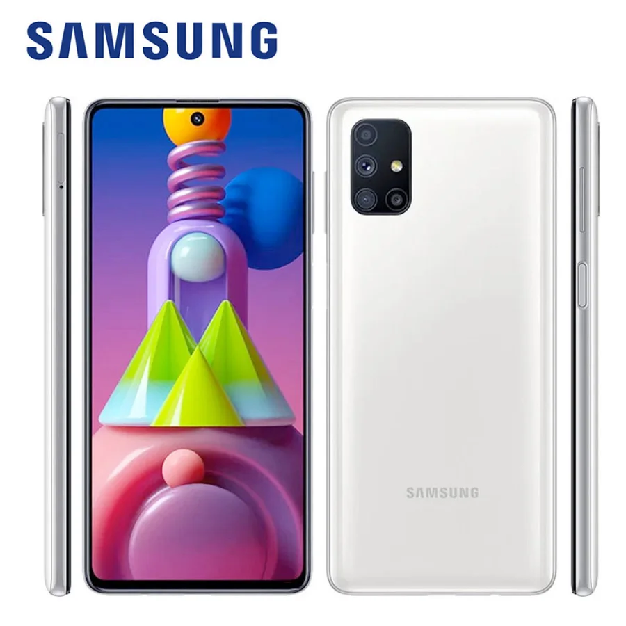 Nuovo Samsung Galaxy M51 M515F DSN Globale Versione Del Telefono Mobile  128GB di ROM 6GB di RAM 6.7 \
