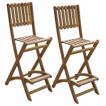 

2pcs Folding Bistro chair for Outdoor European Courtyard Garden Balcony Chair living room indoor outdoor furniture