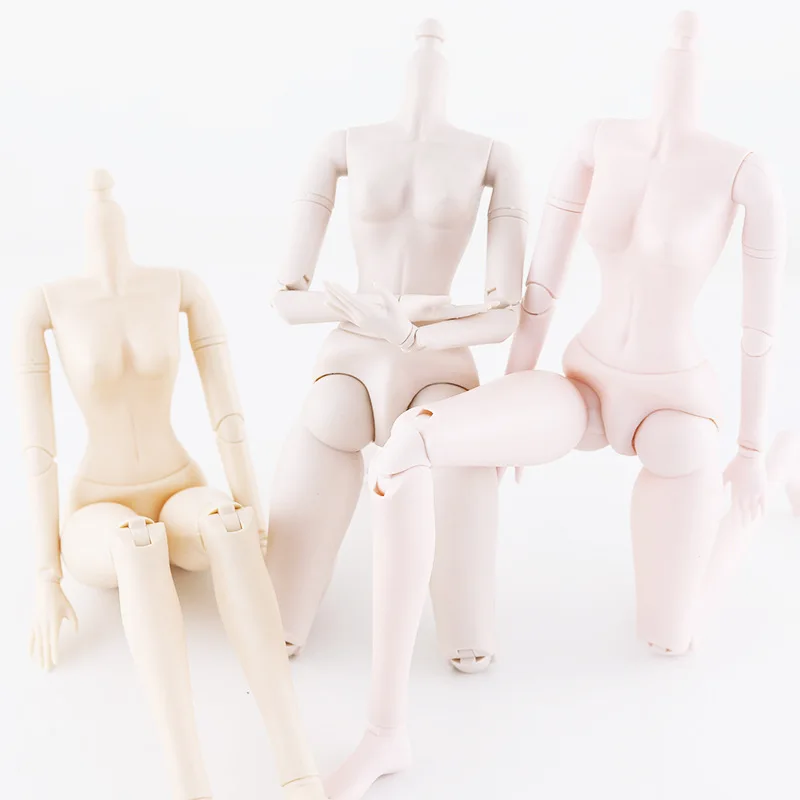 60 см подвижные суставы BJD куклы 3D глаза белая нормальная розовая кожа женская