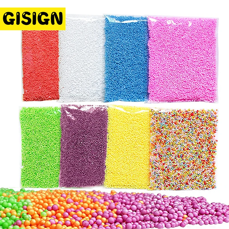

DIY Snow Balls Additives for Slime Charms Accessories Foam Beads Filler All For Slime Kit Mud Particles Antistress Toys