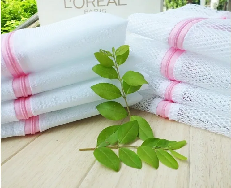 Clothes Washing Machine Laundry Bra Aid Lingerie Mesh Net Wash Bag Pouch Basket femme 3 Sizes S