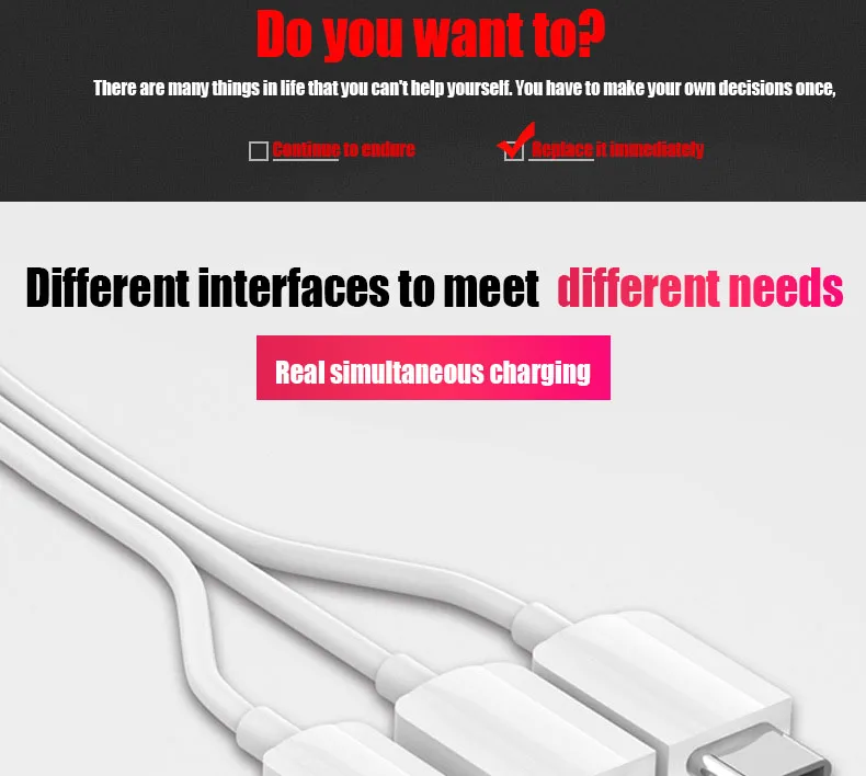 Микро USB кабель 3 в 1 быстрая зарядка USB для IOS тип-c планшета Android мобильного телефона usb зарядный шнур