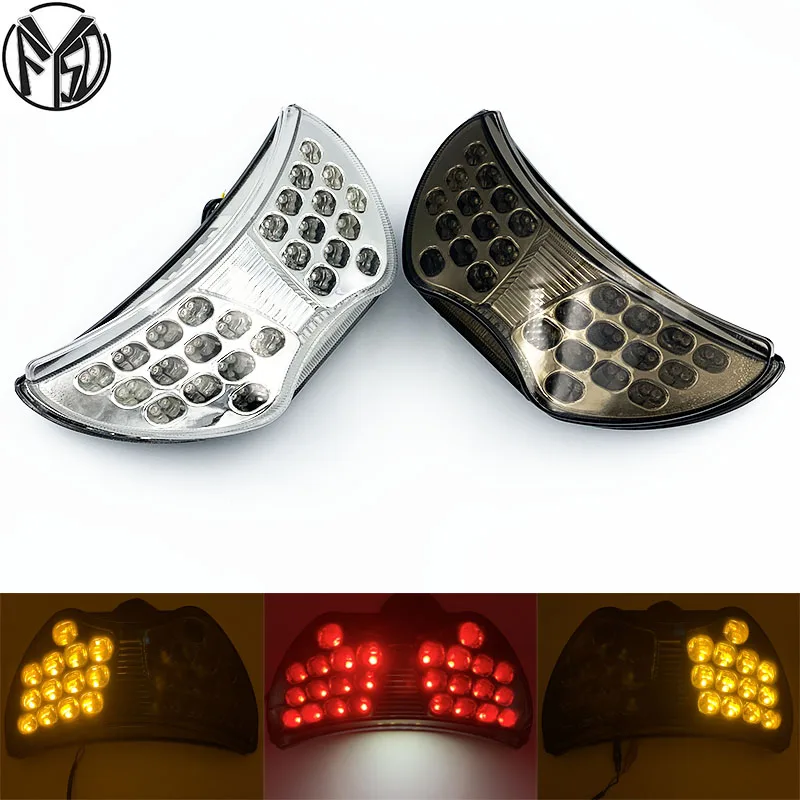 

Motorcycle LED Rear Turn Signal Tail Stop Light Lamps Integrated For Honda CBR 600 CBR600 F4 1999 2000 99 00 F4I 2004 2005 2006