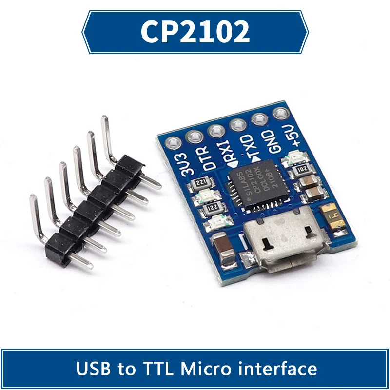 CJMCU CP2102 MICRO USB к UART TTL модуль 6-контактный последовательный преобразователь STC
