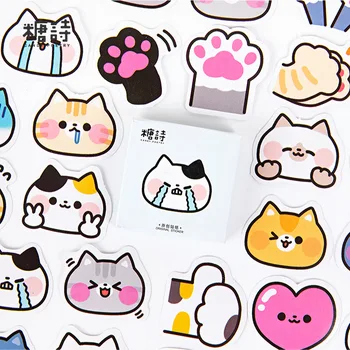 

20sets/lot Kawaii Stationery Stickers Meow Meow Battle Diary Planner Decorative Mobile Stickers Scrapbooking DIY Craft Stickers