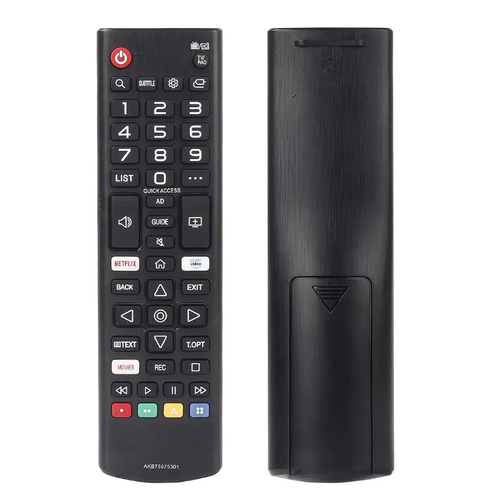 Akb75675301 Remote Control For Lg Smart Tv Akb75675311 Akb75675304  43Lm6300Pub With Netflix Prime Movies App Controller