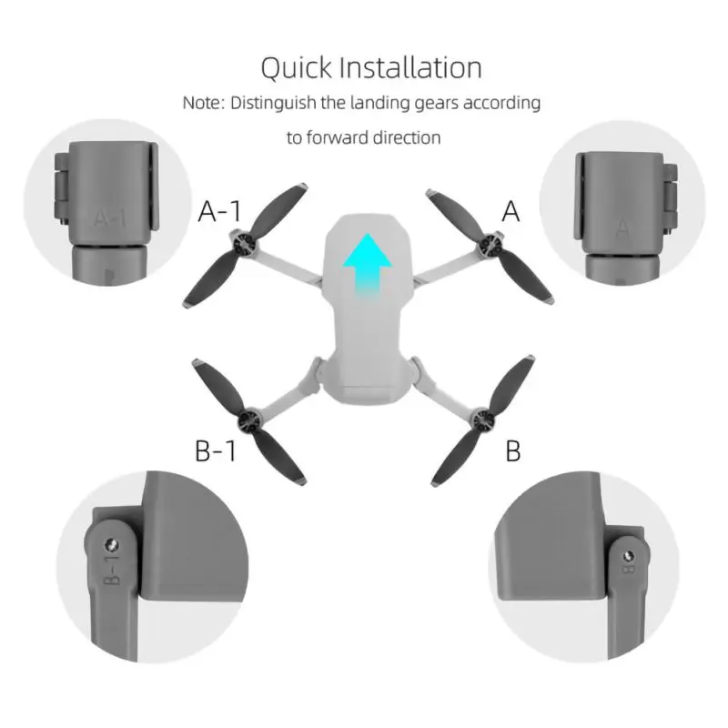 Для DJI Mavic Air Drone PGYTECH складной Расширенный посадочный механизм повышенной защиты
