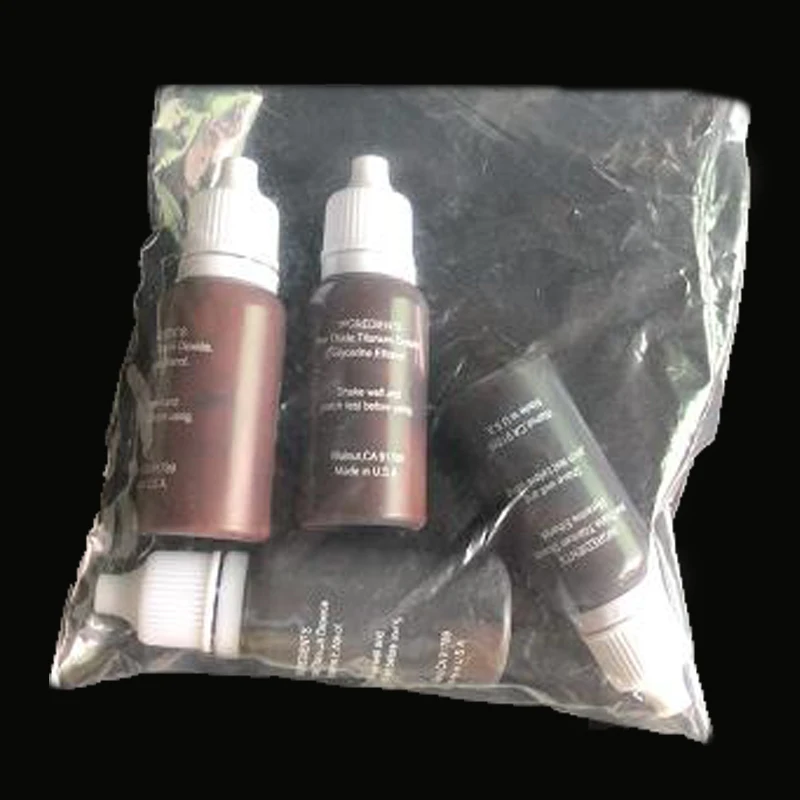 15ml 4 Colors Micro Pigments Black Permanent Makeup Tattoo Ink Set BTCH Cosmetic Eyebrow Lip Make Up Mix Color |