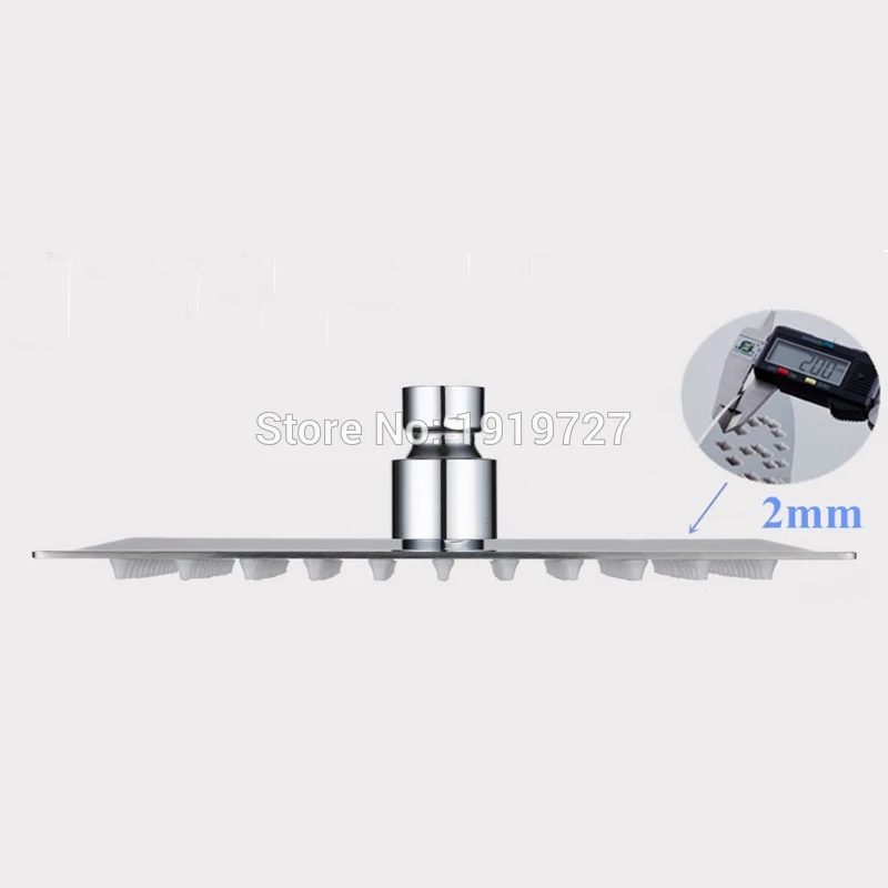 Vidric Wholesale Promotions High Quality Bathroom Faucet Accessories Ultra-Thin Stainless Steel Rainfall Shower Head For Rain Sh