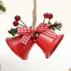 New Product Painted Wrought Iron Christmas Tree Decoration With Big Bells And Beautiful Farm Christmas Decor  Ball Ornaments 5
