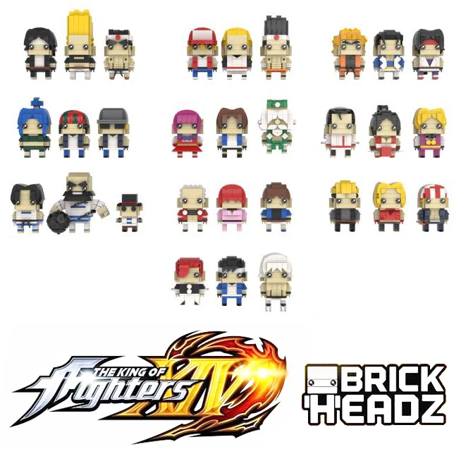

2019 New arrive DIY moc Building Blocks Kings Orochi Terry Action Figure Gloves Come Off brickheadz for children gifts