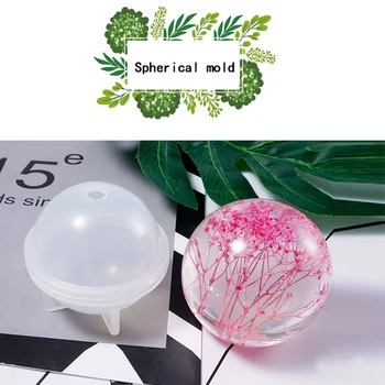 

2-10cm Sphere Crystal Epoxy Resin Mold For Hand Craft Ornamentation Epoxy Resin Mold DIY Jewelry Making Findings