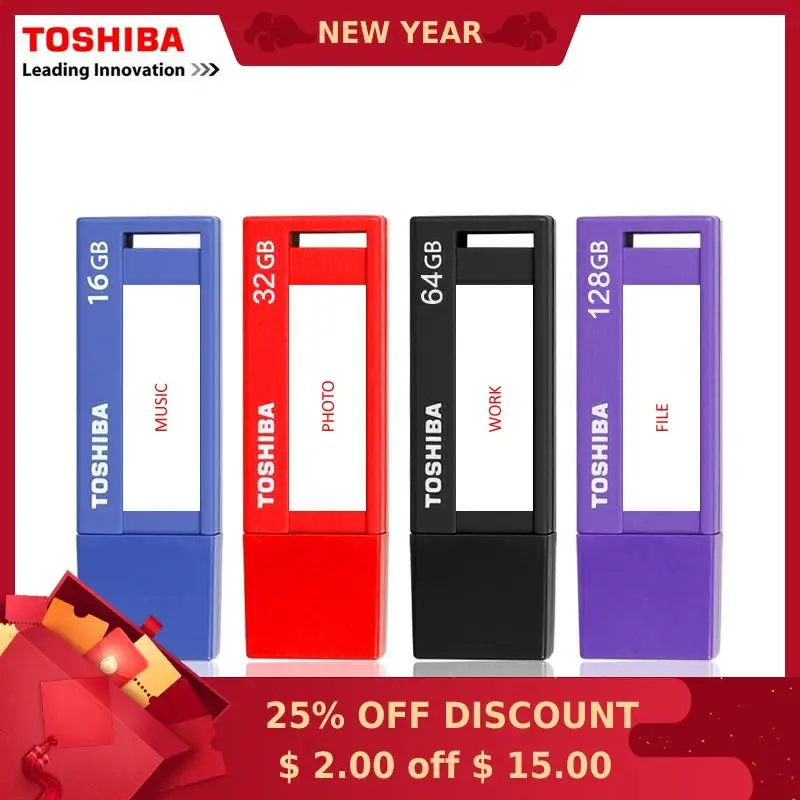TOSHIBA USB флеш накопитель 32 ГБ реальная емкость V3DCH 3 0 64 качественная карта памяти 128