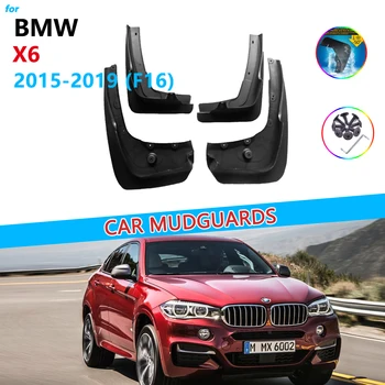 

Mudguards for BMW X6 F16 2015~2019 Car Accessories Fender Mudflaps Guard Splash Flaps 2016 2017 2018 35i 50i 30d 40d 50d