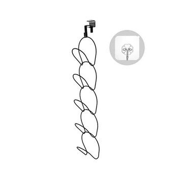

Save Space Multi-functional Cupboard Cabinet Door Hanger Hook For Hat Bag Clothes Towel Scarf Rack Hanging Caps Organizer Holder