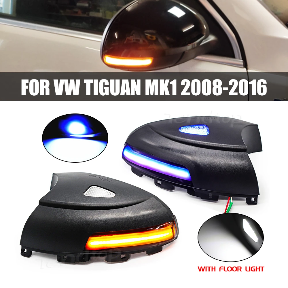 Clignotant Dynamique Led Pour Volkswagen Tiguan Mk1, Clignotant Dynamique,  Réglage De L'éclairage De Voiture, 2008 2009 2010 2011 2012 2013 2014 2015  2016 - Signal Lampe - AliExpress