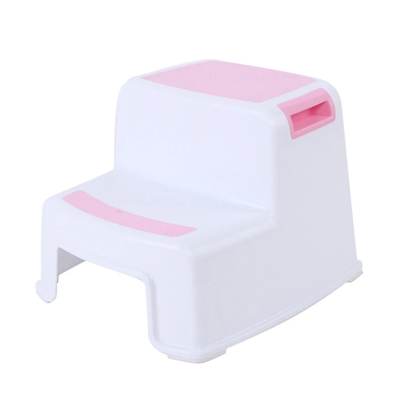 

2 Step Stool Toddler Kids Stool Toilet Potty Training Slip Resistant for Bathroom Kitchen OCT998