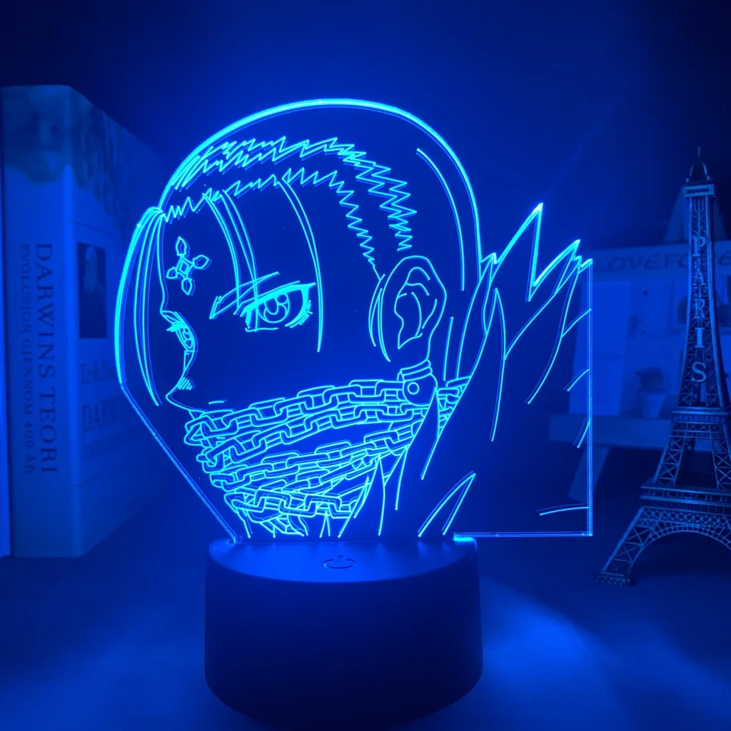 Acrylic 3d Lamp Anime Hunter X Kulolo for Bedroom Decor Nightlight Birthday Gift Led Night Light Manga Hxh | Освещение