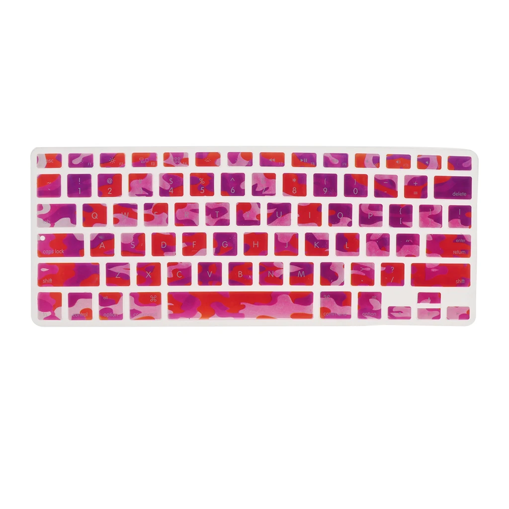 Силиконовый чехол для клавиатуры кожи для MacBook Air 13 дюймов и MacBook Pro retina 13 дюймов высокого качества мягкие наклейки на клавиатуру Новинка - Цвет: 13 Inch Air Pro Ret