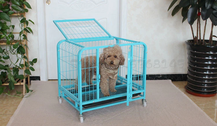 Dog Cage Teddy Small Dog Medium Large Dog with Toilet Pet Indoor Dog Cage Cat Cage Rabbit Cage