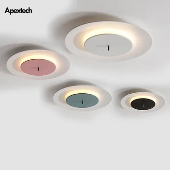 

Creative Nordic LED Ceiling Lights 3 Colos Switchable Living Dining Room Lighting Childern's Room Ceiling Lamp