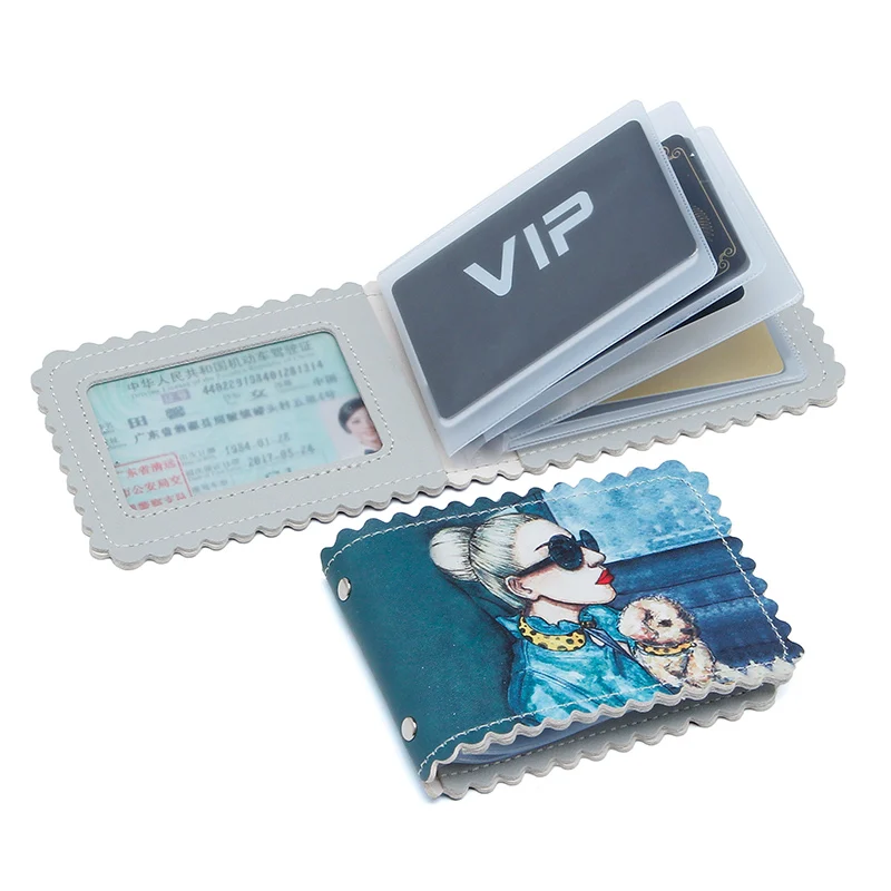 NI WEI ER Women Fashion High Capacity Driver License Ultra Thin Auto Driver License Bag For Documents Carteira Mujer Female