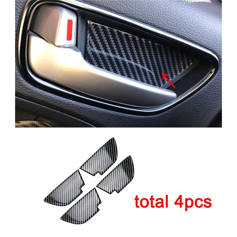 Для kia forte K3 2012-- панель переключения передач розетка стекло лифт переключатель панель декоративная рамка углеродное волокно узор - Название цвета: 3