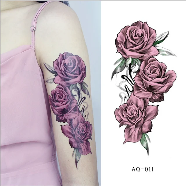 Unterarm rosen tattoo frau ▷ 1001+Unterarm
