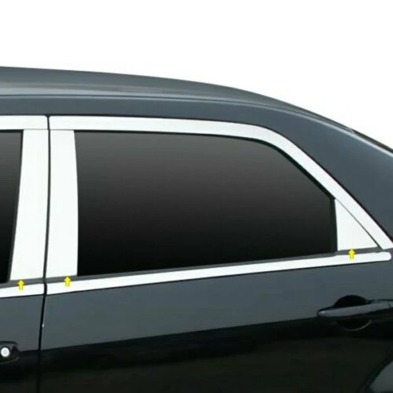 6 шт. хромированная оконная стойка для Chrysler 300 300C 2005 2010|Обивка багажника| |