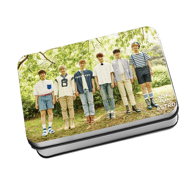

Kpop ASTRO Second Mini Album <SUMMER VIBES> Polaroid Photo Lomo Card K-POP ASTRO Fans Gifts Metal Box 30Pcs/Box Drop Shipping