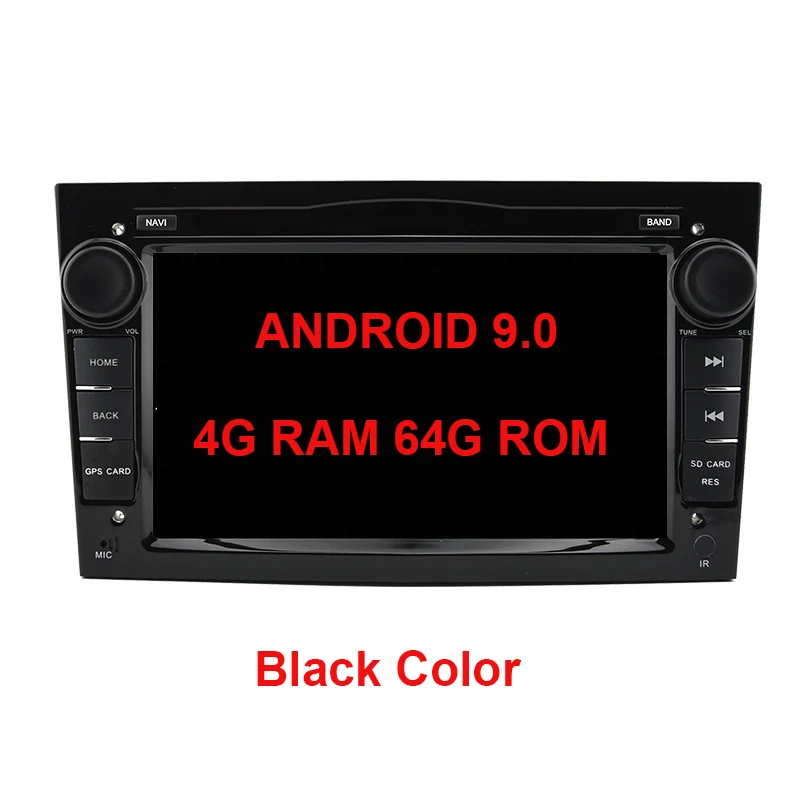 Android 9,0 автомобильный DVD gps навигатор мультимедийный плеер Радио Видео Автомобильные аксессуары для Opel Универсальный Astra Antara Zafira Corsa - Цвет: 4G RAM 64G ROM-B