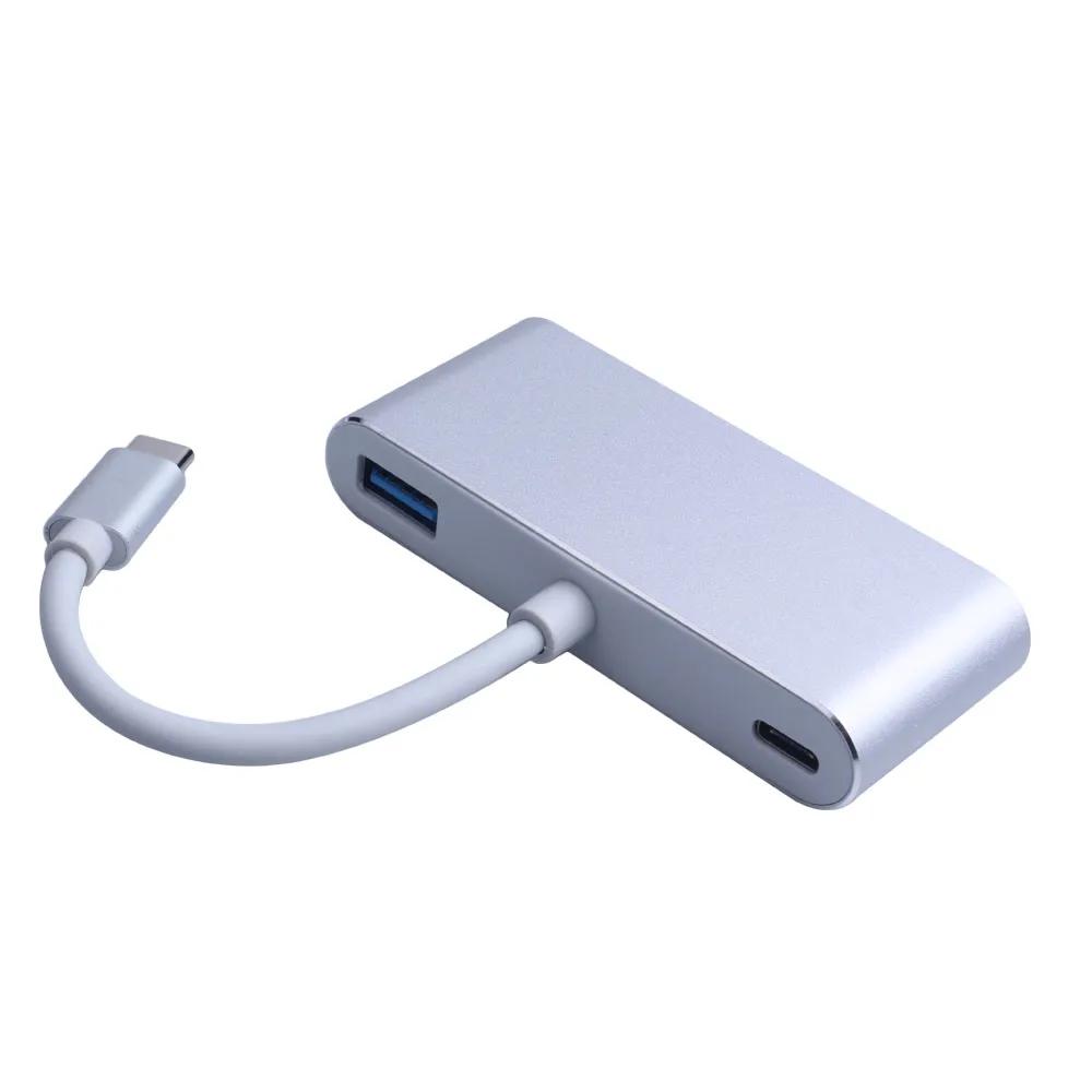 Type-C к VGA HDMI USB3.0 USB-C PD зарядный концентратор с 3,5 аудио адаптер для MacBook для телефона