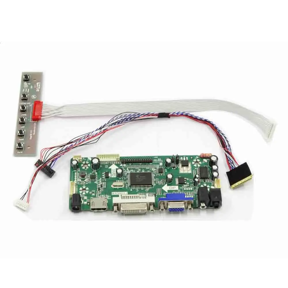 Latumab Controller Board for HT140WXB LVDS 14 LCD Display 1366×768 Matrix HDMI+DVI+VGA Driver Board  (6)