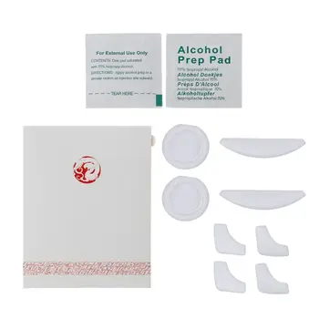 

2 Sets/pack Tiger Gaming Mouse Feet Mouse Skate For Razer Mamba 4G White Mouse Glides Curve Edge