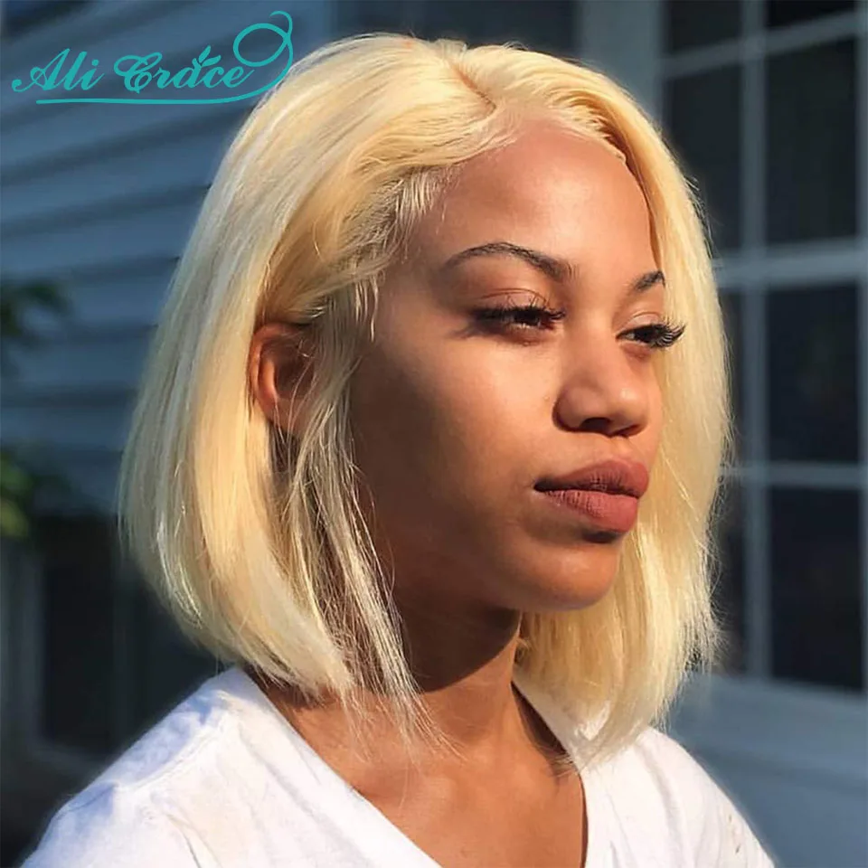 blonde 613 straight bob wig 