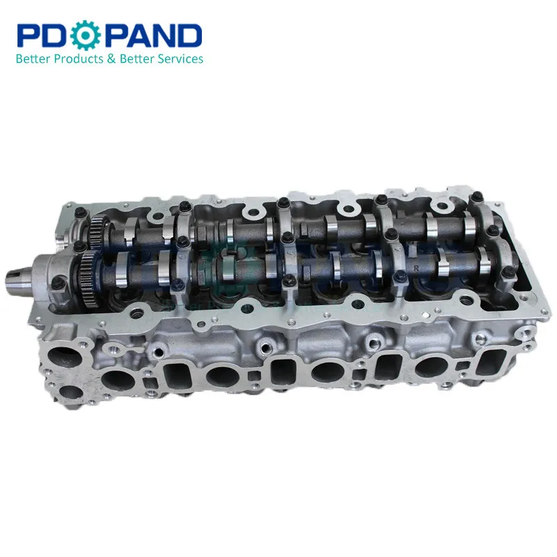 2KD-FTV complete engine cylinder head assy assembly 908884 for Toyota HIACE HILUX FORTUNER DYNA INNOVA REGIUSACE 2.5L diesel engine (2)