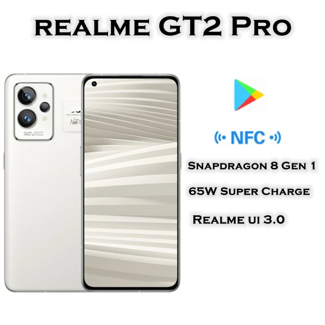 Realme GT2 Pro 5G Snapdragon 8 Gen 1 NFC 6.7 Inch 2K AMOLED 5000mAh Android  12