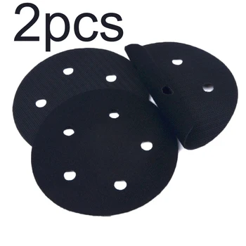 

5 Interface Cushion Pad 5 Hole Hook & Loop Foam Protecting Sanding Disc Tools