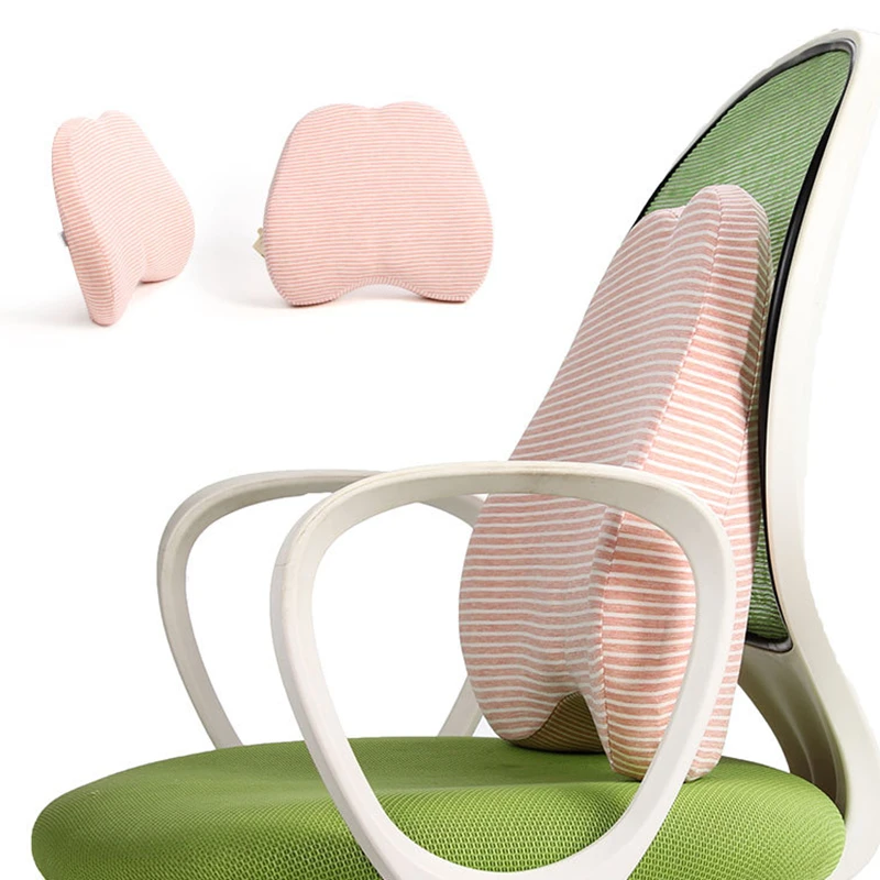 

Orthopedic Lumbar Support Cushion for Office Breathable Memory Foam Car Waist Pillow Reduce Lumbar Pressure Seat Pillow Back Pad