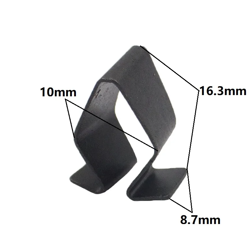 100Pcs Universal Car Door Strip Lining Metal Fastener Clip Car Trunk