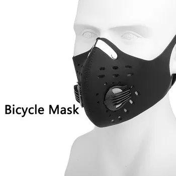 

Cycling Face Mask PM2.5 Anti-pollution Activated Carbon Half Face Shield Mask Outdoor Running Face Shield Anti Dust Mask