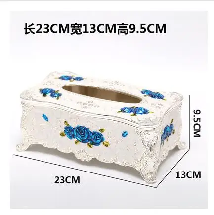 Europe classic metal tissue box kitchen tissue holder paper towel box papier cadeau rouleau for tissue paperZJH083 - Цвет: C1
