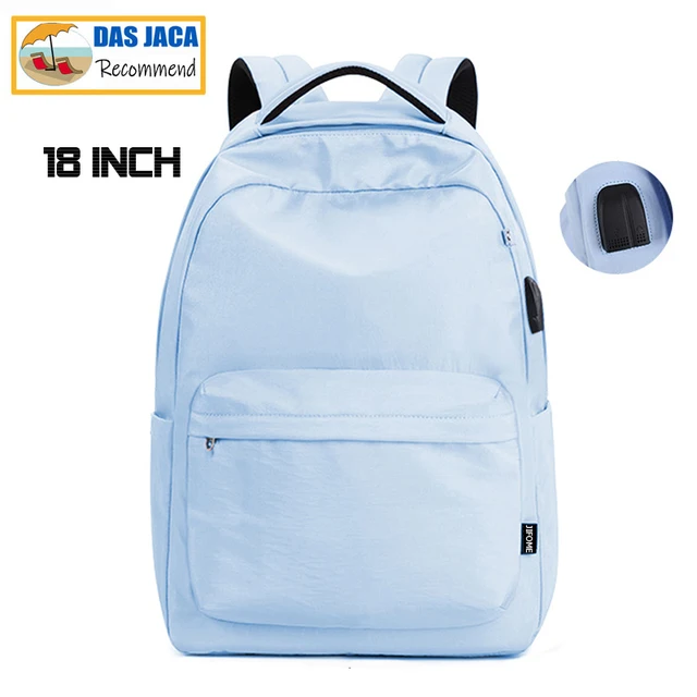 Waterproof Nylon Mochilas School Backpack —