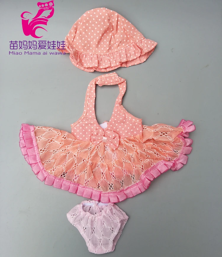 Розовая одежда, Размеры: 45 см Детские Re кукла-Младенец Девочка платье для мальчиков официальный костюм для мальчиков для 18 дюймов Кукла - Цвет: No 57A