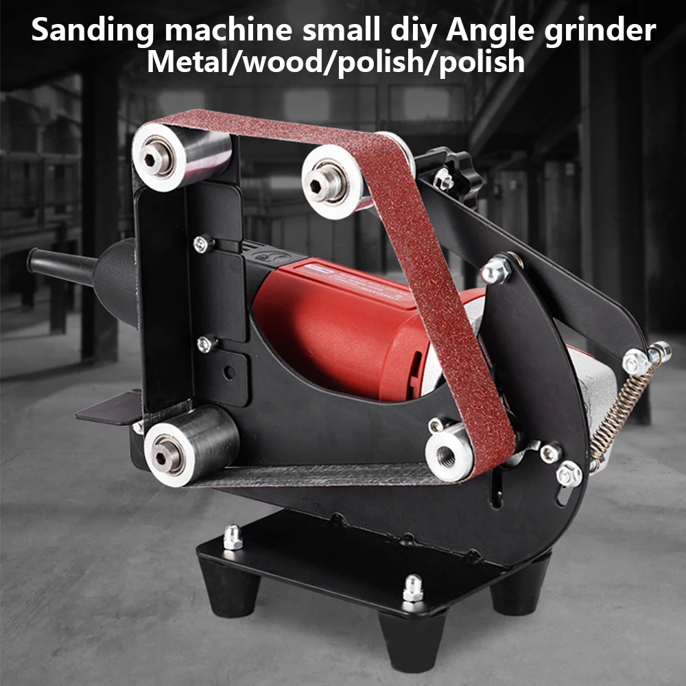 

Sanding Machine Grinding Polisher Tape Grinder Multifunctional Iron Angle Grinders Sanding Belt Adapter Accessories